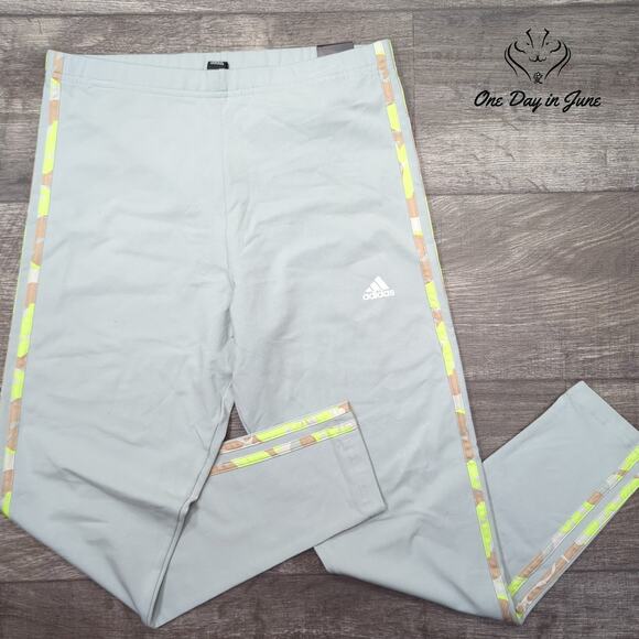 Adidas Tight Fit High Rise Pants Size L - Picture 1 of 6